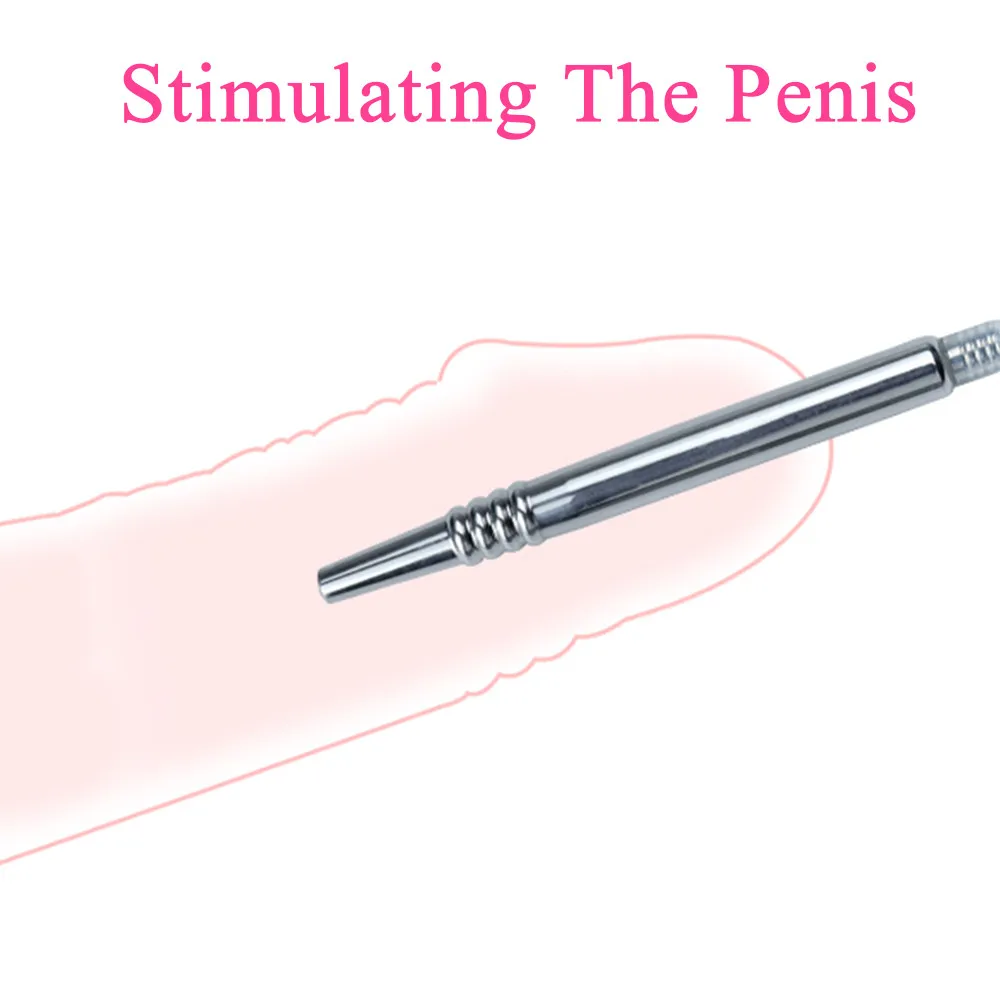 2 In 1 Horse Eye Stick Anal Plug Vaginal Urethral Stimulation Flush Enema Clean Adult Masturbation Sex Toys Couples for Man Butt