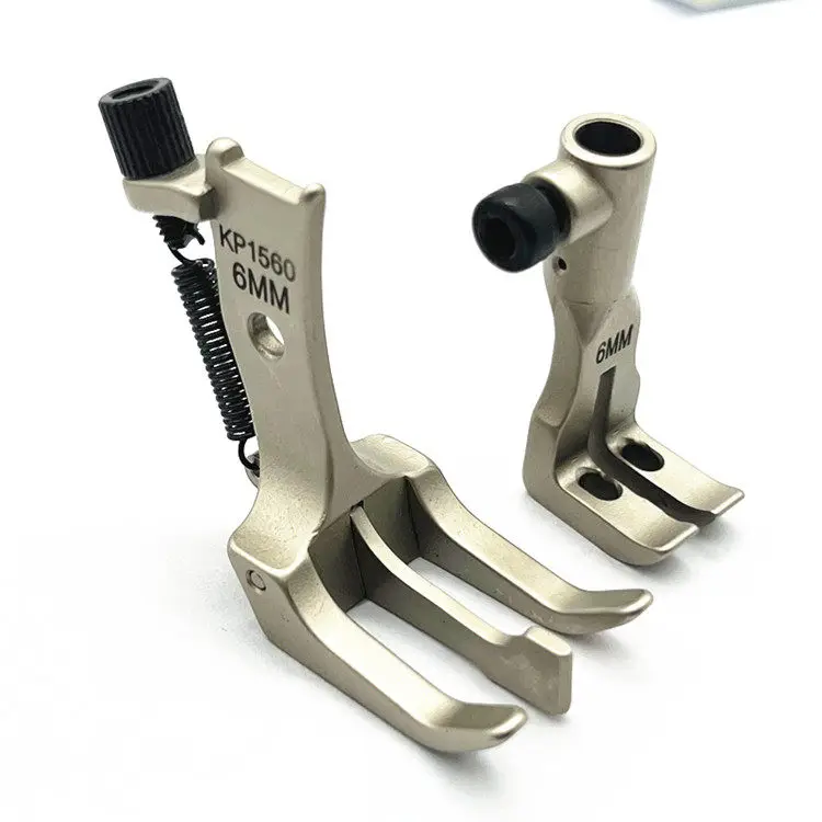 

1560 Sewing Machine Presser Foot Du Three Synchronous Double Needle Movable Center Positioning Presser Foot