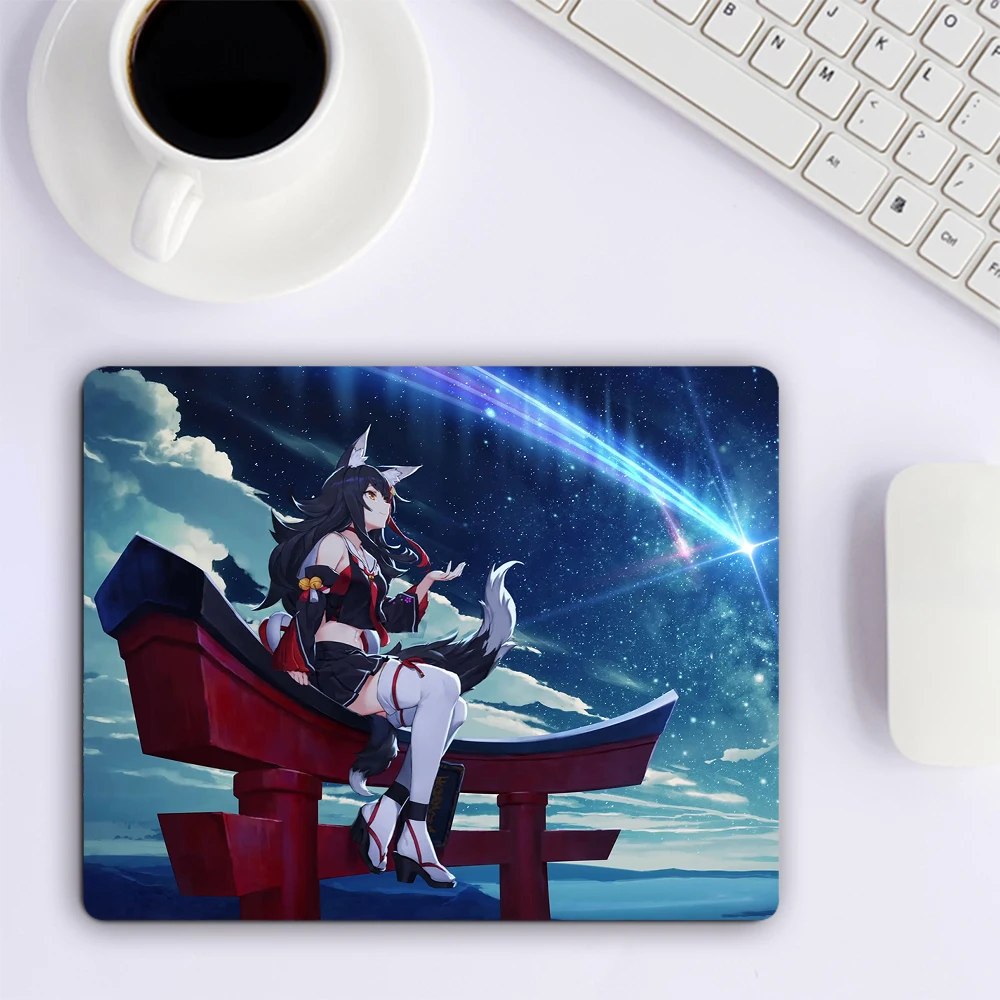 Ookami Mio Hololive Small Mouse Pad Computer Gaming Accessories Keyboard Mouse Mat XXL Laptop Office Desk Pad PC Gamer Mousepad