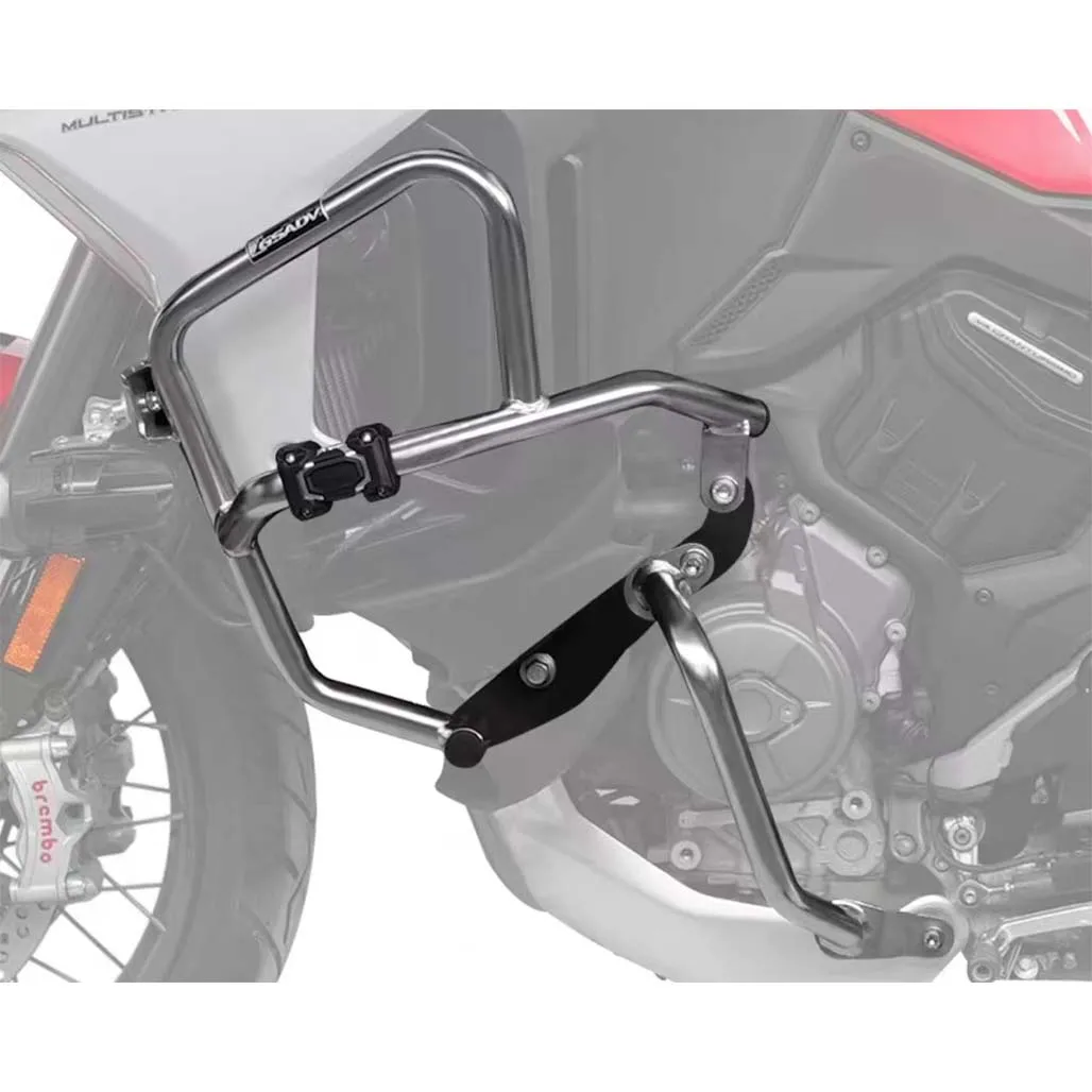 For Ducati Multistrada Accessory Part Stainless Steel Anti-fall Modification of Upper and Lower Bumpers