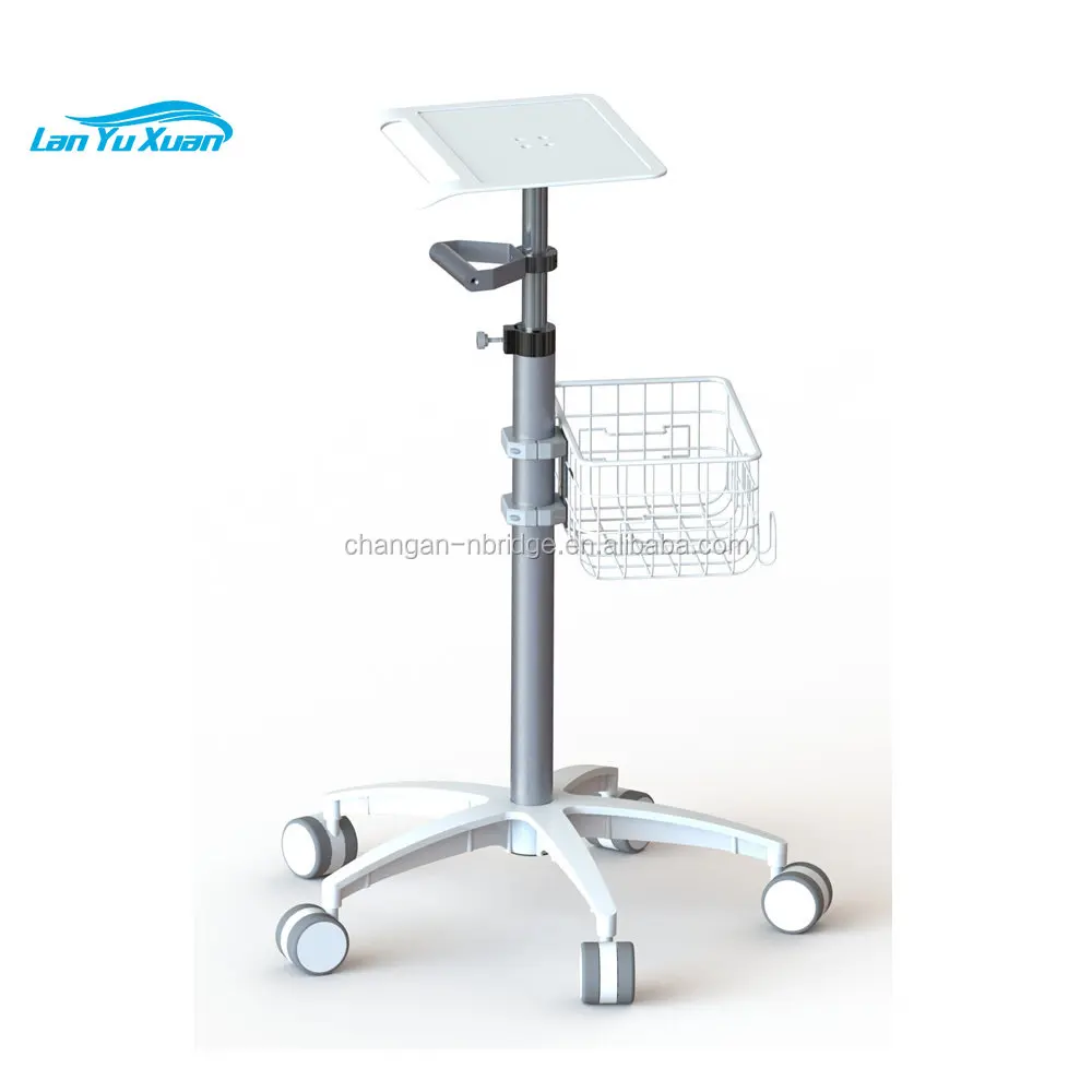 Shenzhen ISO9001 Certificate Commercial Furniture Movable Hospital Equipment Nursing Workstation Medical Trolley