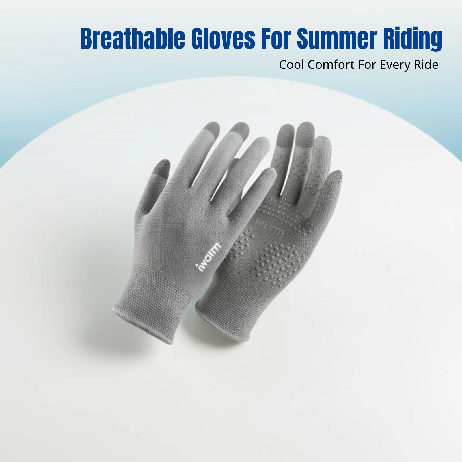 Summer Sports Gloves, Outdoor Riding Equestrian Gloves, Anti-Slip, Durable, Protective, Breathable, Touchscreen Compatible,