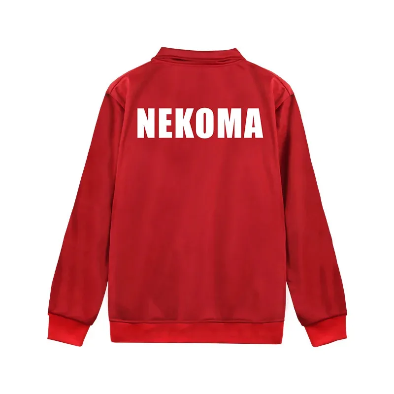 Chaqueta de Anime Nekoma Fukurodani, abrigo, disfraz de Cosplay, Jersey, ropa deportiva, uniforme, sudadera para hombres y mujeres, C35M32 Coslan
