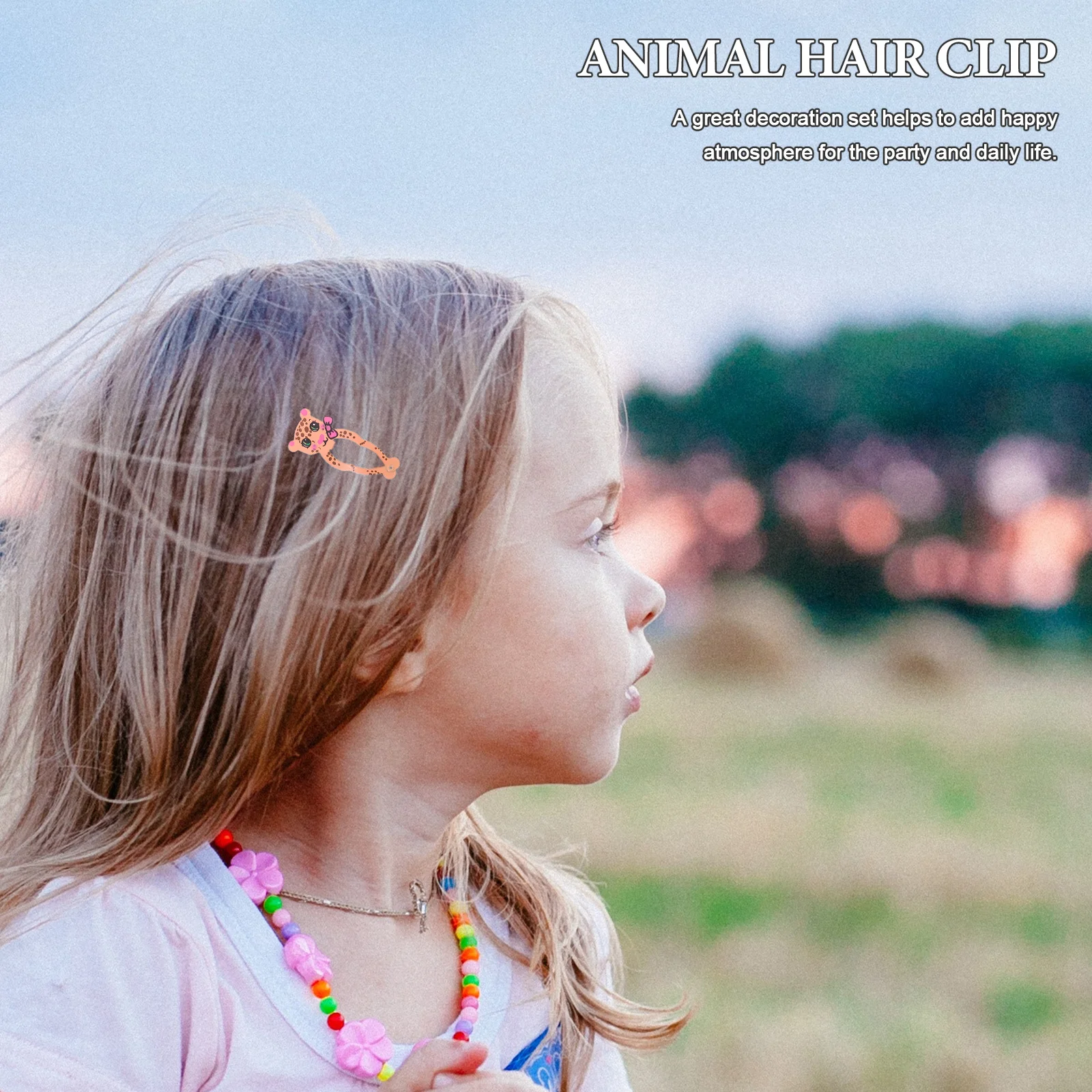 18 pezzi set di fermagli per capelli animali modello classico accessori per capelli forcina per bambini forcina per ragazze bambini forcina per bambini