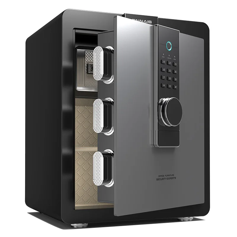 

Утолщенный сейф для дома, небольшой пароль, офисный противоугонный сейф, мини-цельностальной Wi-Fi-сейф с отпечатками пальцев