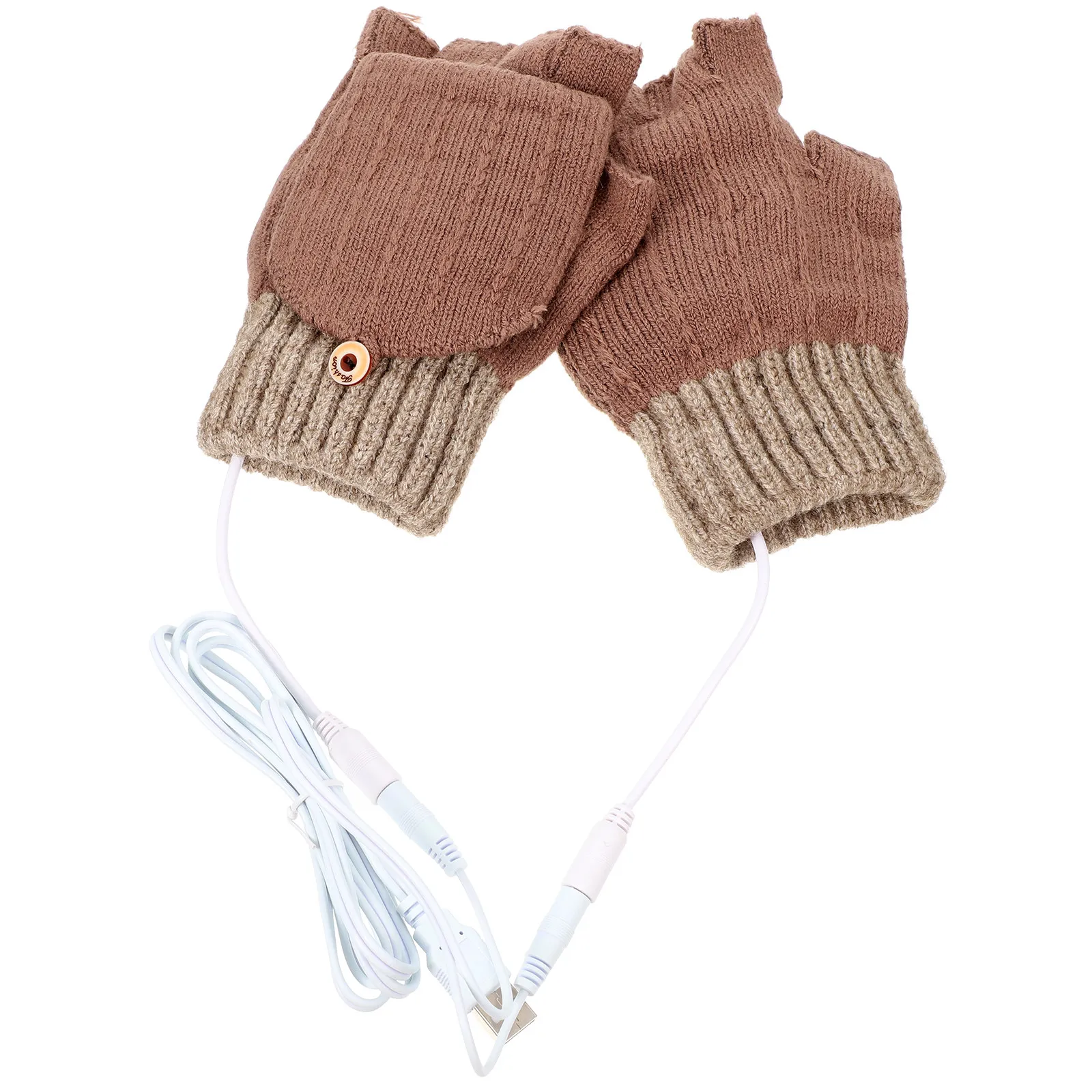 1Pair Heated Winter Gloves Electric USB Thermal Warm Gloves for Men Women Cold Weather Outdoor Use Touchscreen Support - view 4