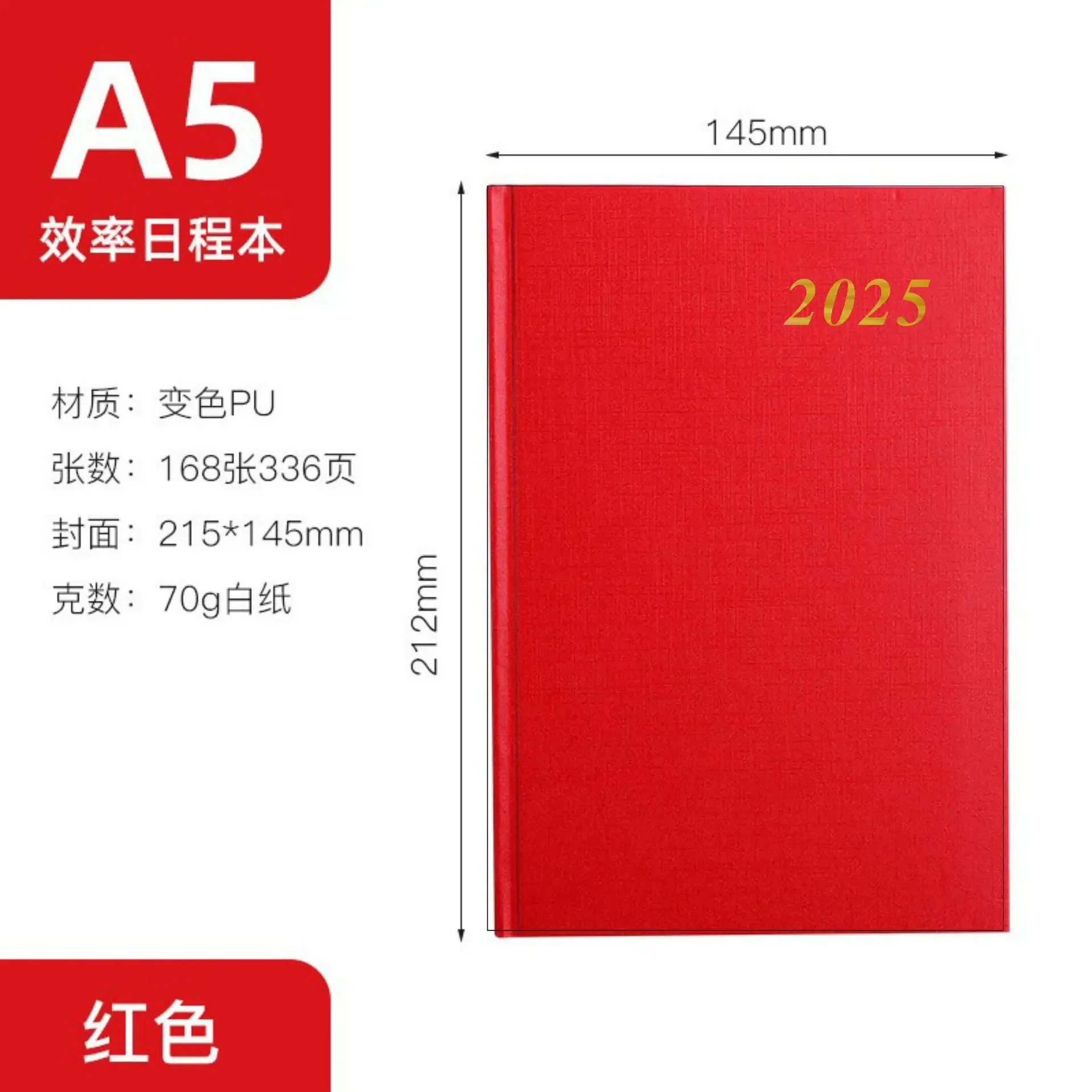 2025 English Calendar Customized A5 Spanish Notepad 365 Days Schedule Portuguese Calendar Book school supplies  agenda 2025