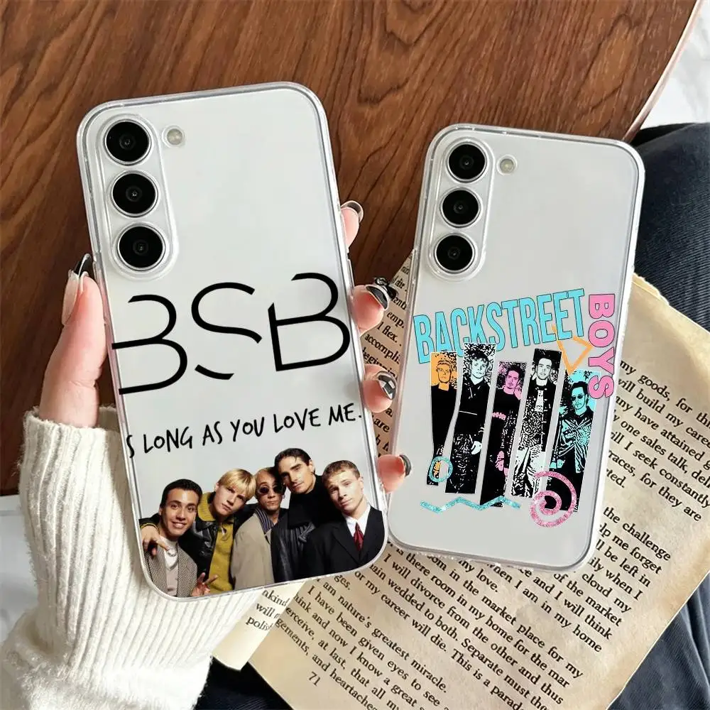 

BSB B-Backstreet Boys Phone Case For SamsungA10,12,20,21S,30,31,40,50,51,52,70,71 Transparent Cover