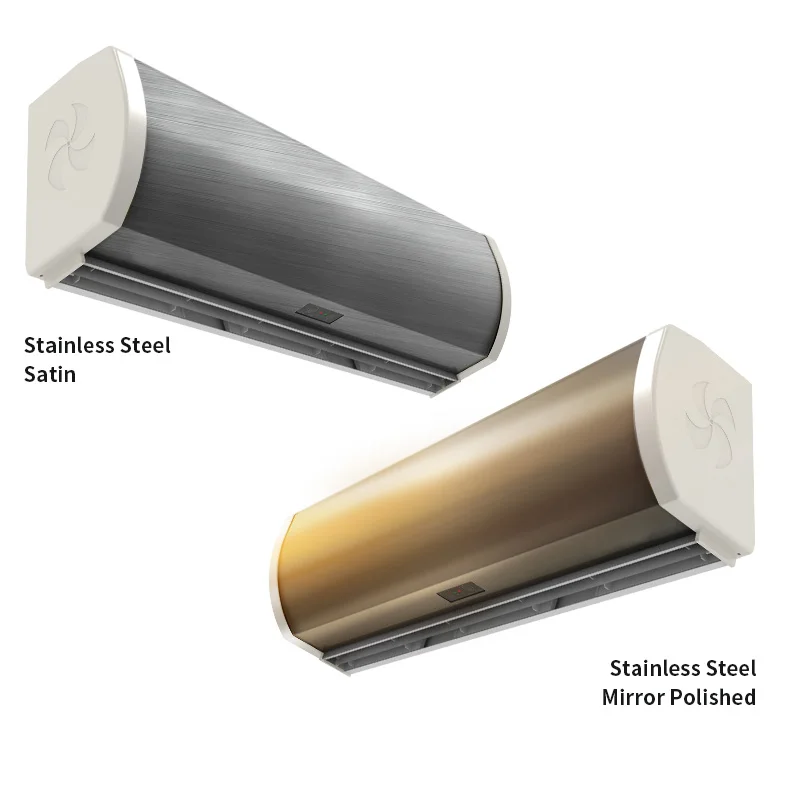 Factory ODM Stainless Steel Copper Motor Remote Control Super Strong Wind Centrifugal Air Curtain