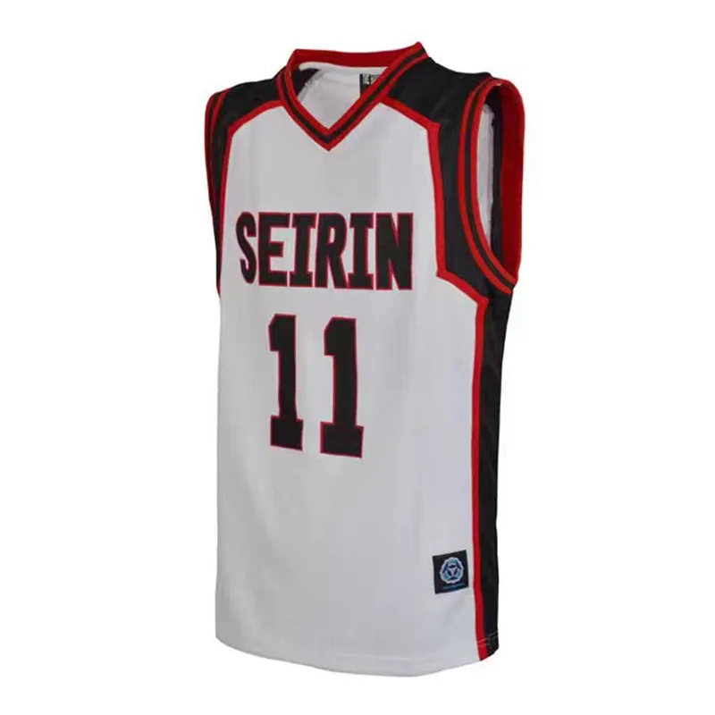 เสื้อยืดคอสเพลย์บาสเก็ตบอล10 11, เสื้อคอสเพลย์ลาย Kuroko tetsuya NO basuke seirin Kagami Taiga