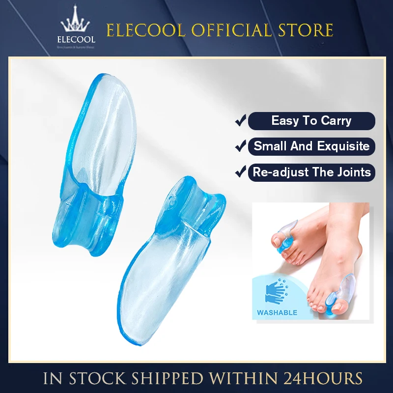 Silicone Toe Separator, Dedo Feet Care Protector, Gel Toe, Corretor de joanete ortopédico, Espaço Pedicure, 2 pcs, 4 pcs, 6 pcs, 8 pcs, 10pcs