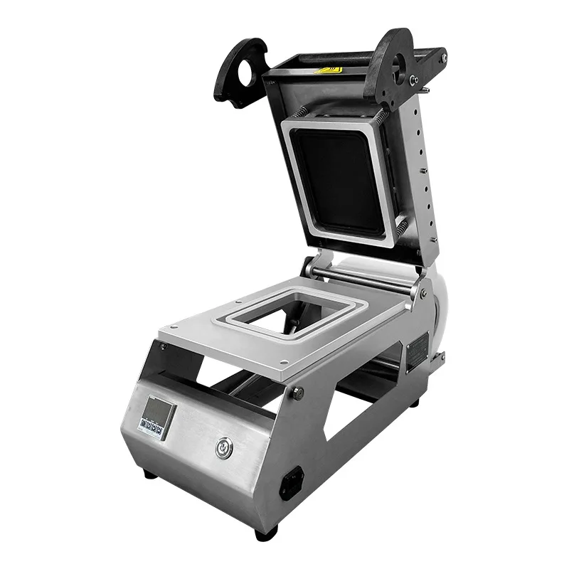 

Hand pressure sealing machine Commercial small disposable fresh-locking box fast food restaurant packaging machine