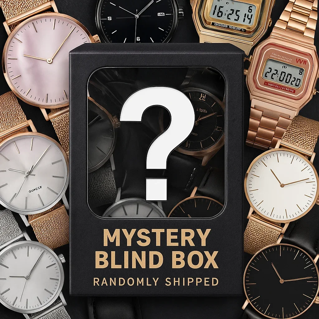 1/2pcs 시계 블라인드 박스, 미스터리 시계 상자, 휴일 시계 선물, 예상치 못한 최고의 선물, 즐거움과 스타일을 풀어보세요! ​