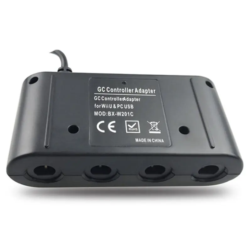 AA84 2X 4 Ports Game Converter For Gamecube GC Controller USB Adapter For Nintend Switch NGC/Wii U/PC Controller Adapter