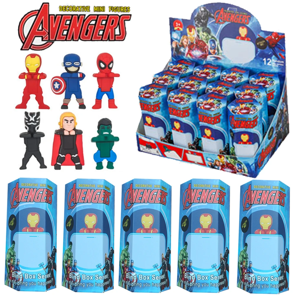 The Avengers Spider-Man Collection Style Sonny Angel Dreaming Series Mini Super Mario Bros Anime Figure Dolls Fans Kid Toys Gift