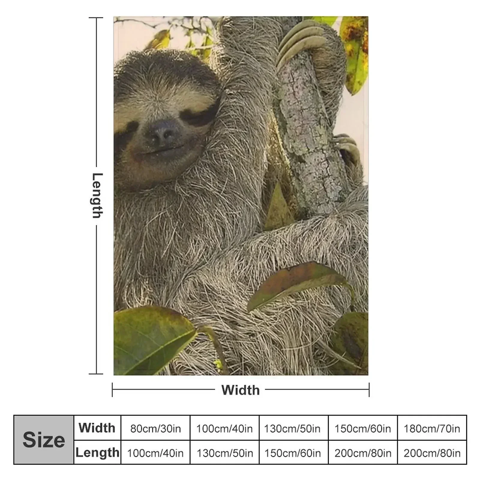 adorable sloth Throw Blanket christmas gifts For Decorative Sofa Moving Soft Beds Blankets