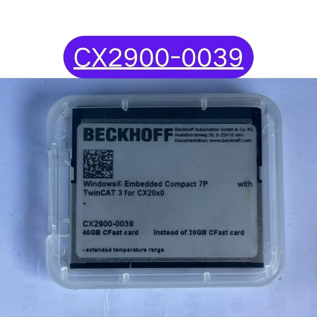 Used CX2900-0039 CF Card 40GB Test OK Fast Shipping