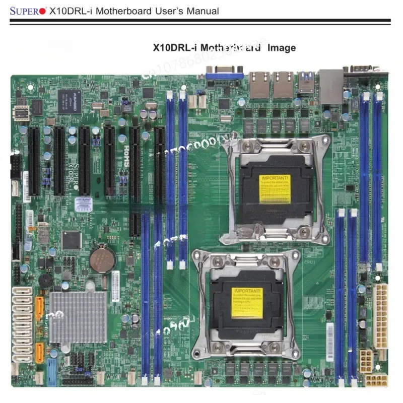 Motherboard Supermicro Series, X10DRL-I, LGA 2011, DDR4, C612, X10DRL-I