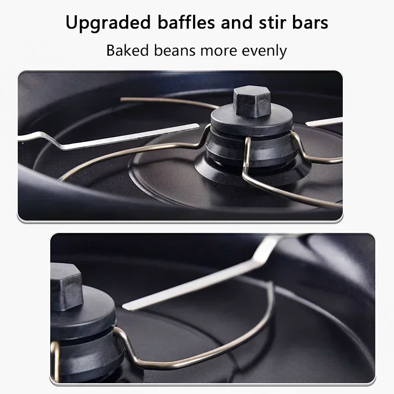 Desktop 220v Coffee Roaster Coffee Bean Roaster Peel Tea Baking Household Electric Automatic Cooling Small Roasted Bean Roastin