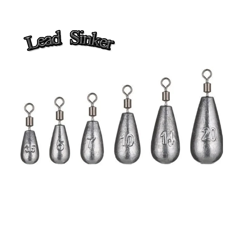 Quick Release Fishing Weight Sinker 10Pcs Soft Bait Sinker Bass Fishing Tackle Accessories Line Sinkers Hook Connector
