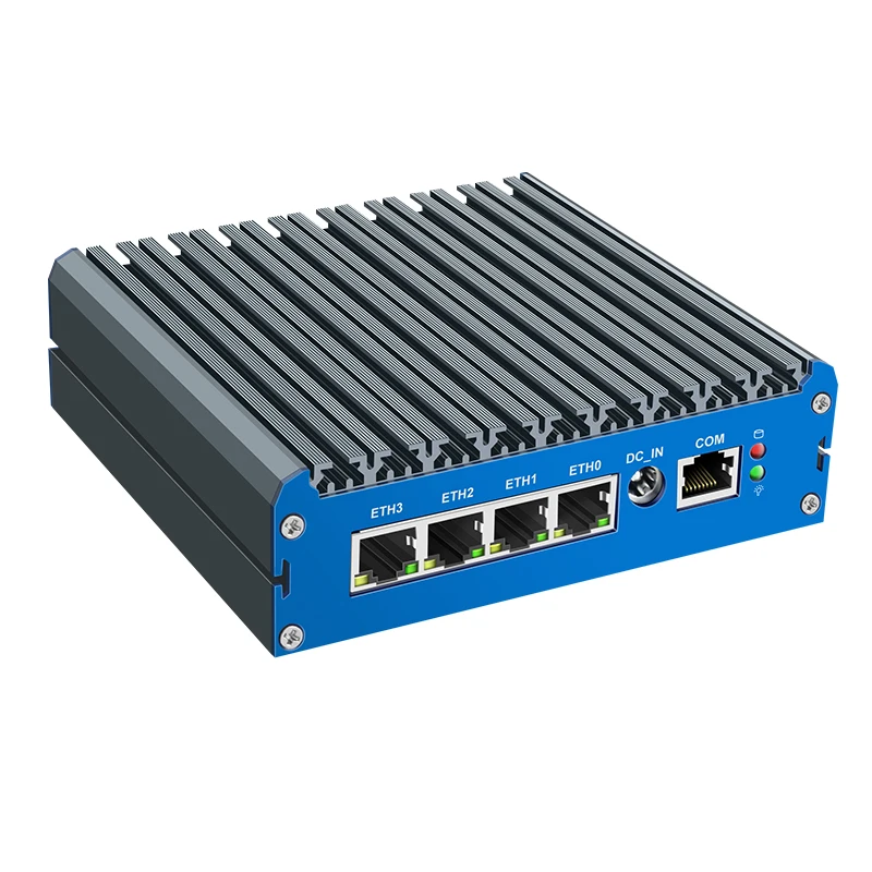 N100 Intel Celeron N6005 J5005 N5100 Mini PC sans ventilateur 4 * I226-V 2.5G LAN 1COM DP HDMI pfSense routeur souple ordinateur Pokect Win11