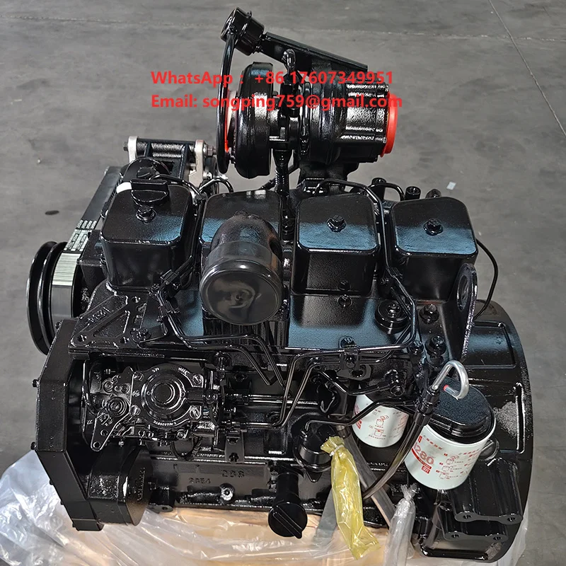 Cummings 4BT 3.9L Complete Engine Assembly 115 HP 2200 RPM Electric Start Water-Cooled Construction Machinery 4BTA 4BTAA