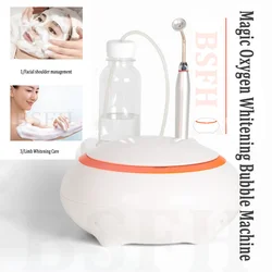 BSFH-Machine Magique à Bulles d'Oxygène pour le Visage, Nettoyage en Profondeur de la Peau Blanche, Élimination des Acariens, Mousse SPA, Salon de miles