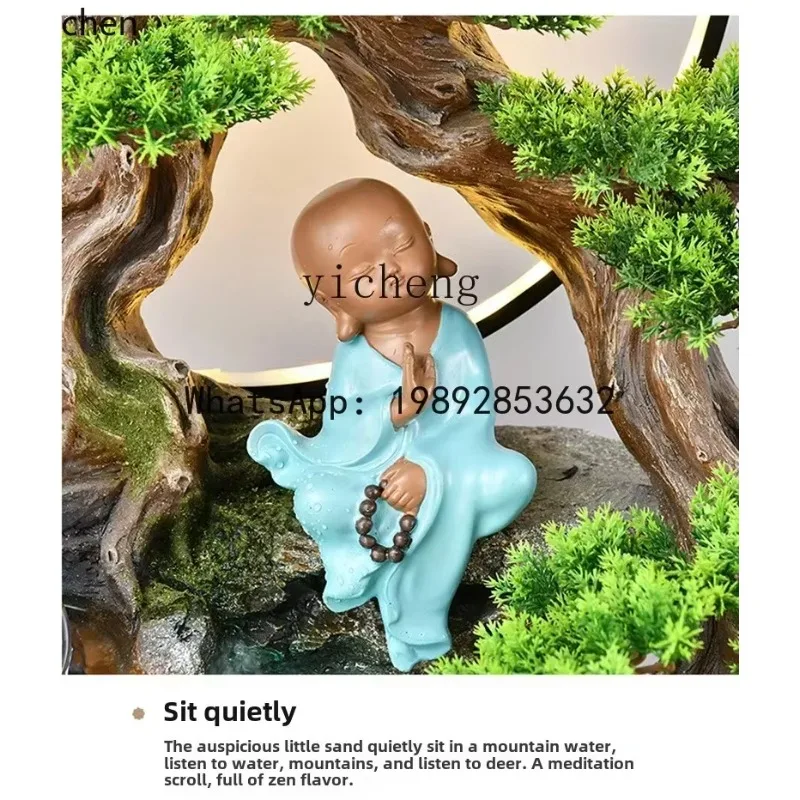 YFY  rockery  room next to the floor circulation flow ornament office entrance water feature decoration