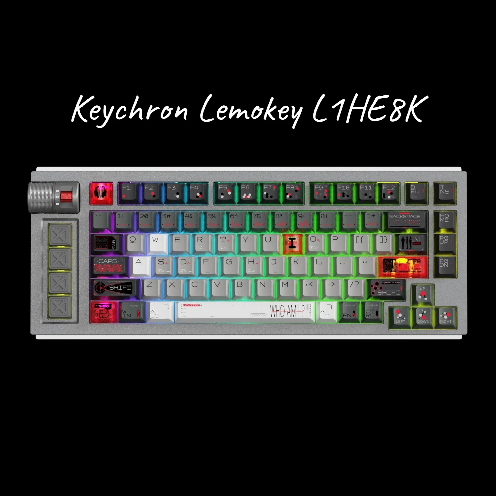 Keychron Lemokey L1HE8K Wired Mechanical Keyboard 86 keys Aluminum Alloy Switch RGB Gaming Keyboard 8K RT Mode Delta