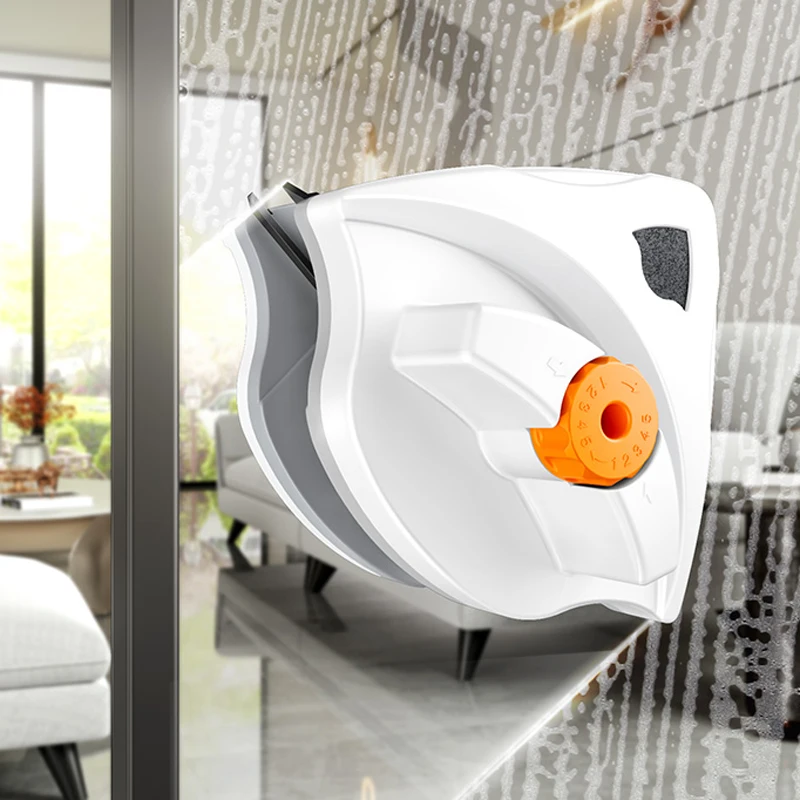 Magnetic window cleaner high-rise window wipe window household double-sided scrub brush scraping cleaning special tool