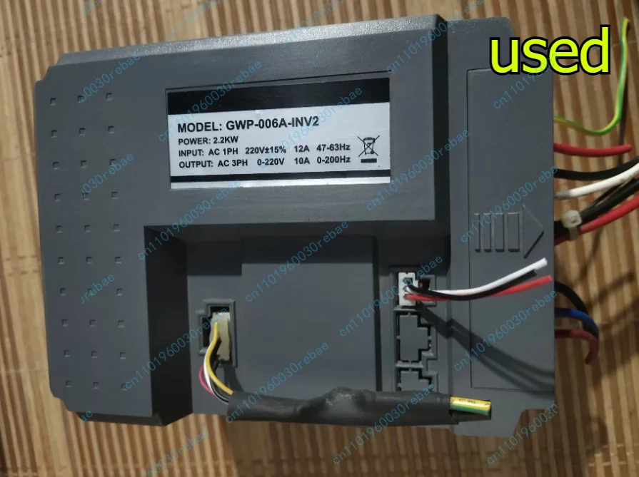 Accessories 1pcs frequency converter, model gwp-006a-inv2, 2.2kw, 220v input, three-phase output