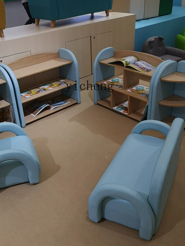 XL Kindergarten Children's Kindergarten Small Class Soft Bag Partition Cabinet Toy Cabinet Assembled Cabinet Reading