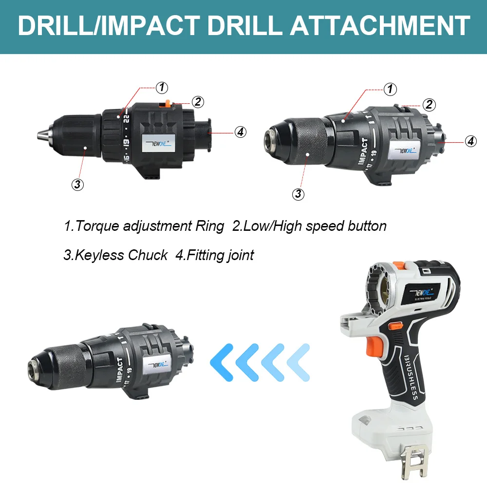 Cordless Brushless Impact Dill Recip Saw Jig saw Circular Saw Chainsaw Oscillating Tool Sander Screw Driver  For makita Battery