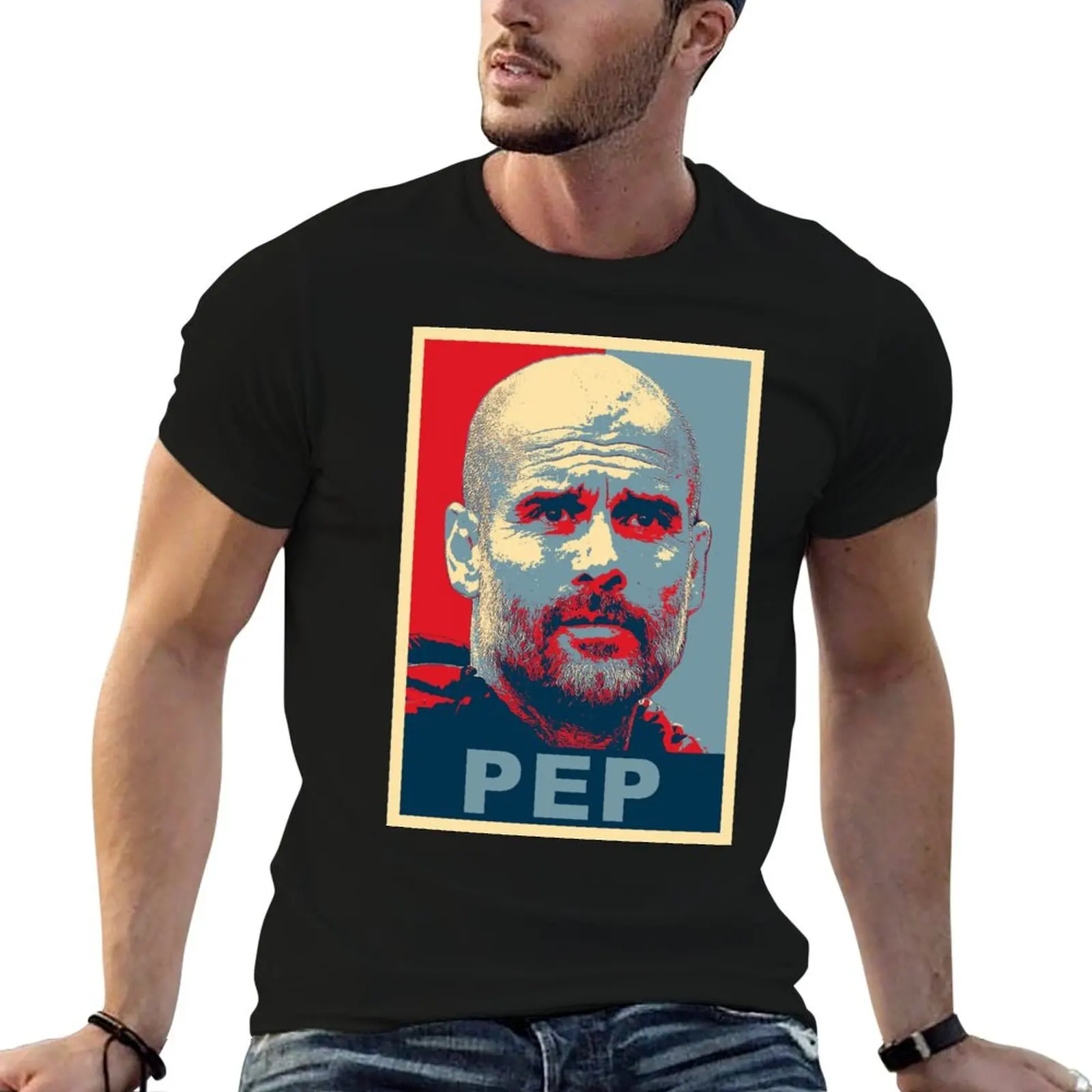 

cotton personalised t t Guardiola shirt T-Shirt Pep shirt man heavy