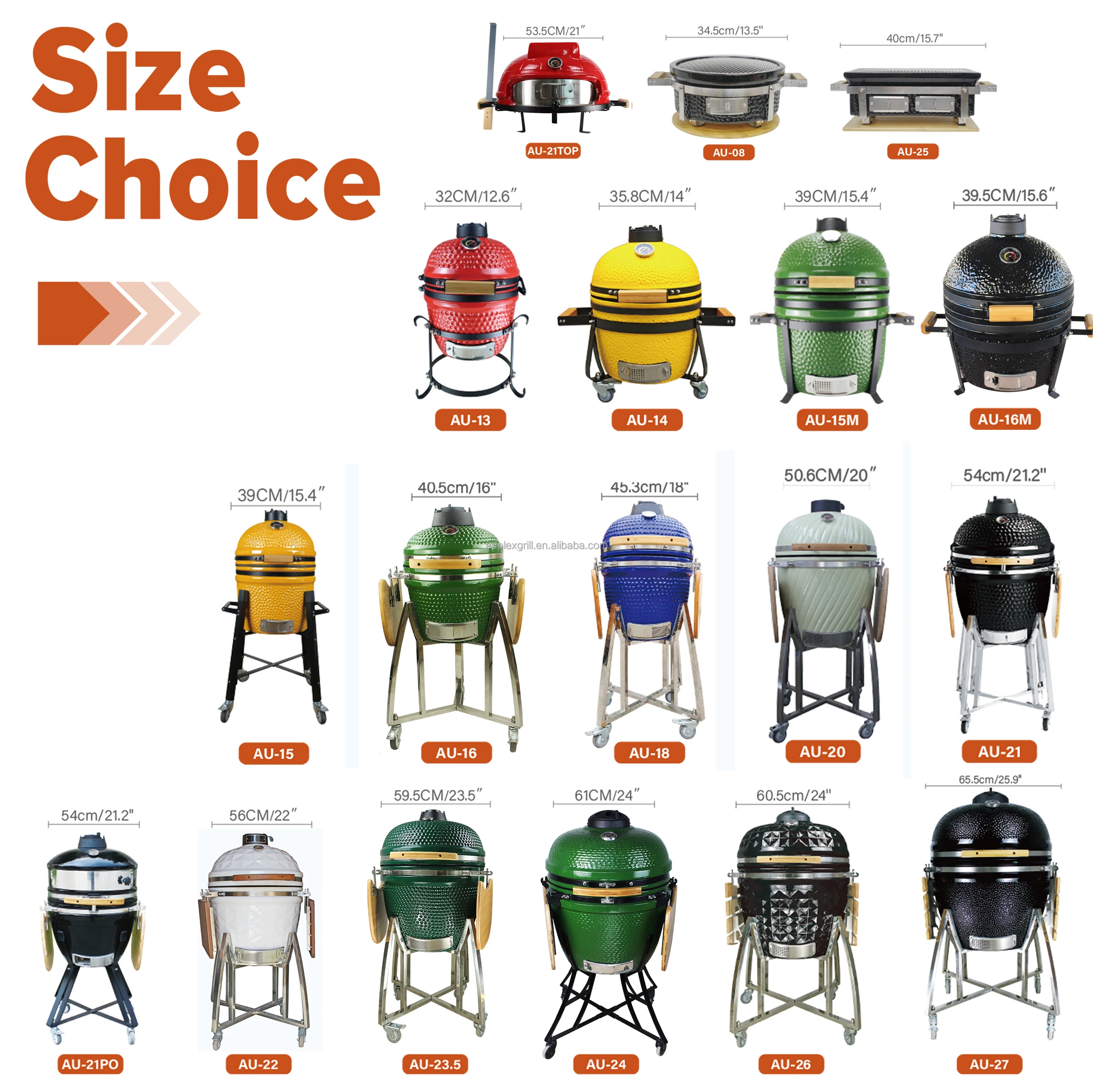13-29 Zoll Keramik Kamado BBQ – Outdoor Camping Kitchen Set Bewertung und Preis