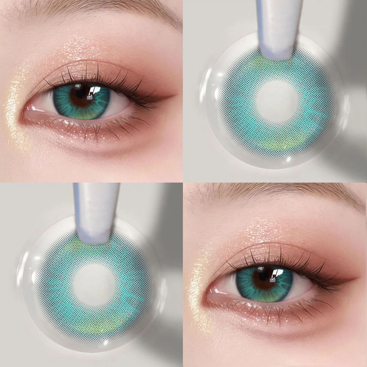 JeweLens, lentilles de contact colorées pour cosplay, vert émeraude, bleu, lentilles souples, nouveau modèle, maquillage des yeux, haute qualité, livraison rapide.
