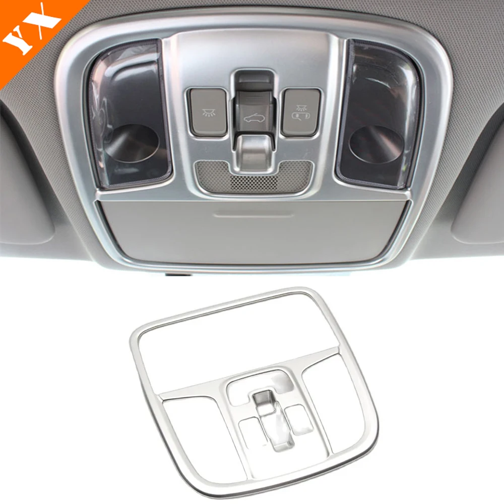 Matte Trim For For KIA Sportage QL Interior Accessories 2016- 2020 Car Dashboard Front Rear Reading Light Air Vent USB Frame