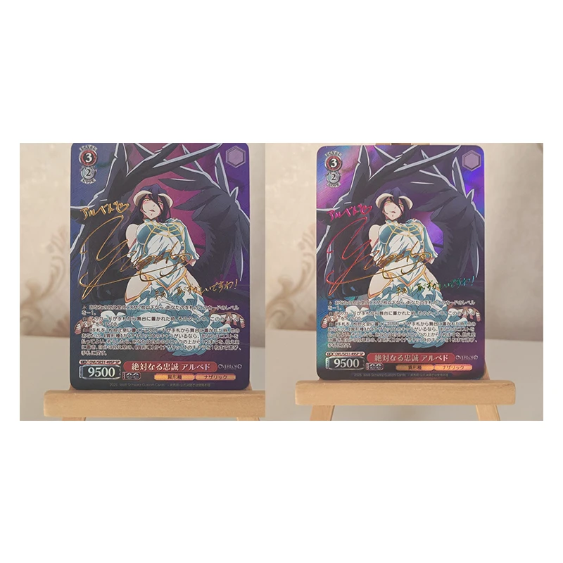 أفرلورد رواية يابانية لتقوم بها بنفسك محلية الصنع ألبيدو شالتير بلودفالين هالة بيلا فيورا مجموعة بطاقات اللعب هدية #4