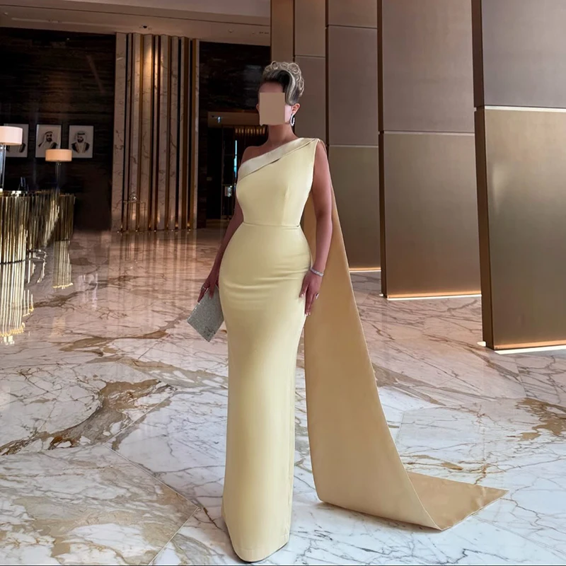 Suknie wieczorowe Thinyfull w stylu syreny z Arabii Saudyjskiej, na jedno ramię, do ziemi, na imprezę, koktajl, studniówkę 2026, szyte na miarę.