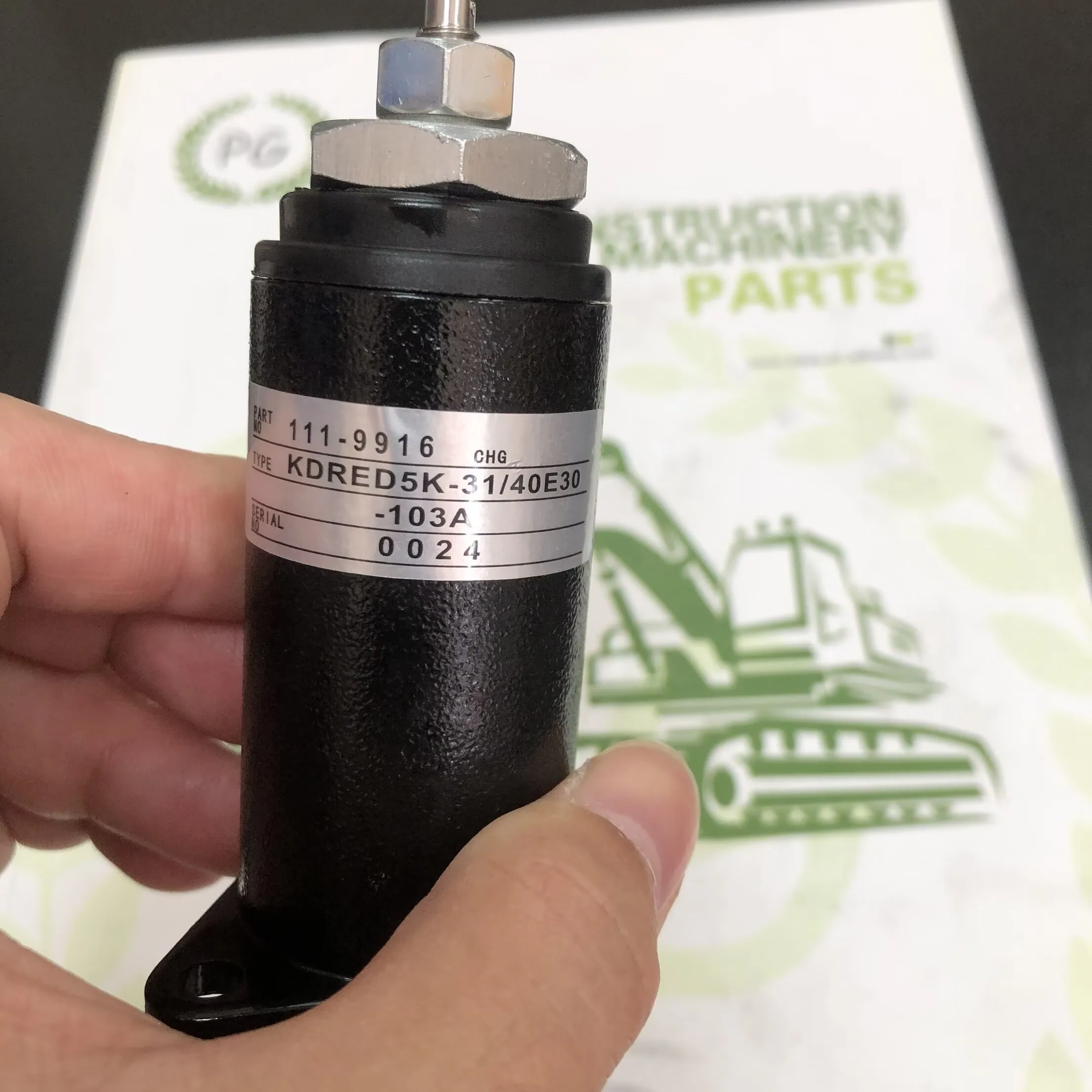 For Construction Machinery Parts Rotary Hydraulic Solenoid Valve Excavator 111-9916 1119916 for E320B E312B E330B 4