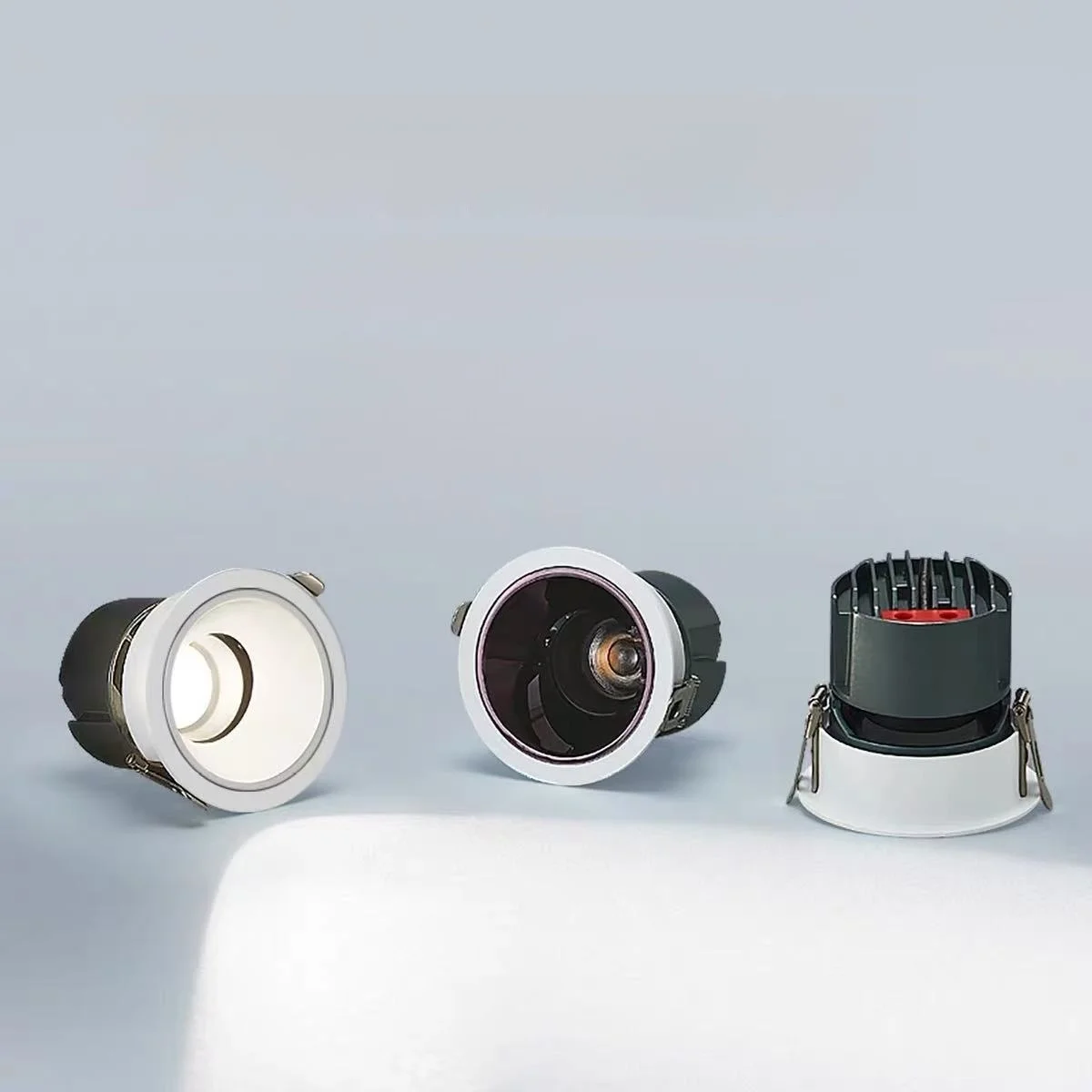 LED Recessed Spotlight 7W 12W High Brightness Anti-Glare Adjustable Direction Indoor Ceiling Lighting Quality