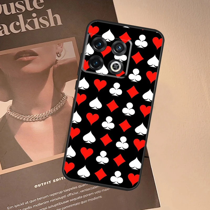 Poker Surreal Aesthetic Art Funda For OnePlus Nord 2 2T CE 3 Lite N10 N20 N30 OnePlus 11 10T 8T 9R 10R 8 9 10 Pro Case