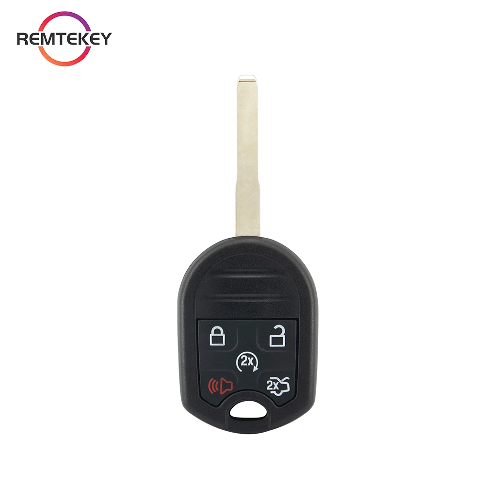 REMTEKEY Remote Car Key Fob 3/4/5 Button 315MHz 4D63 80bit Chip HU101 Blade for Ford Fiesta Escape Focus C-Max Transit Connect