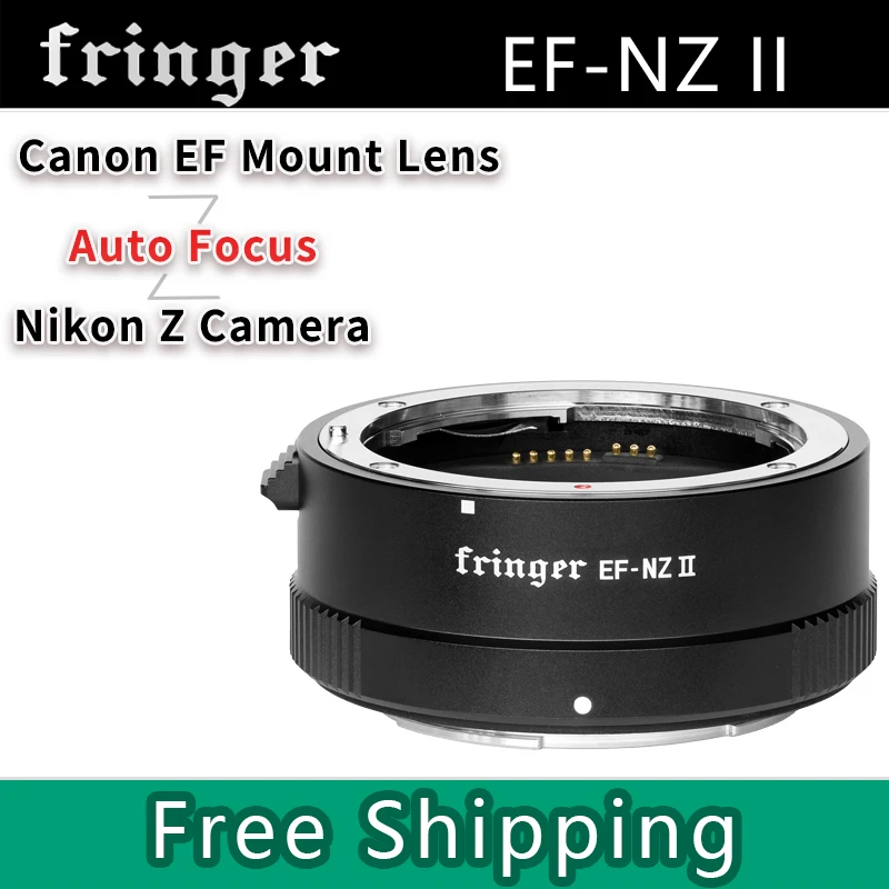 

Fringer EF-NZ II Auto Focus Lens Adapter for Canon Sigma Tamron EF Mount Lens to Nikon Z Cameras Z9/Z8/ZF/ZFC/Z7II/Z50/Z7/Z6II