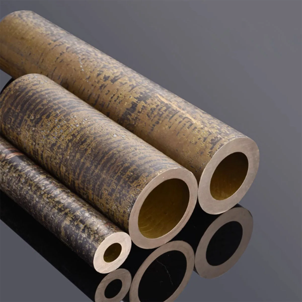 

H59 Bronze Hollow Pipe Tin Brass Tube Tin Bronze Sleeve Wear-resistant Length 500mm OD 13/14/15/16/17/18/19/20/22/23-32mm