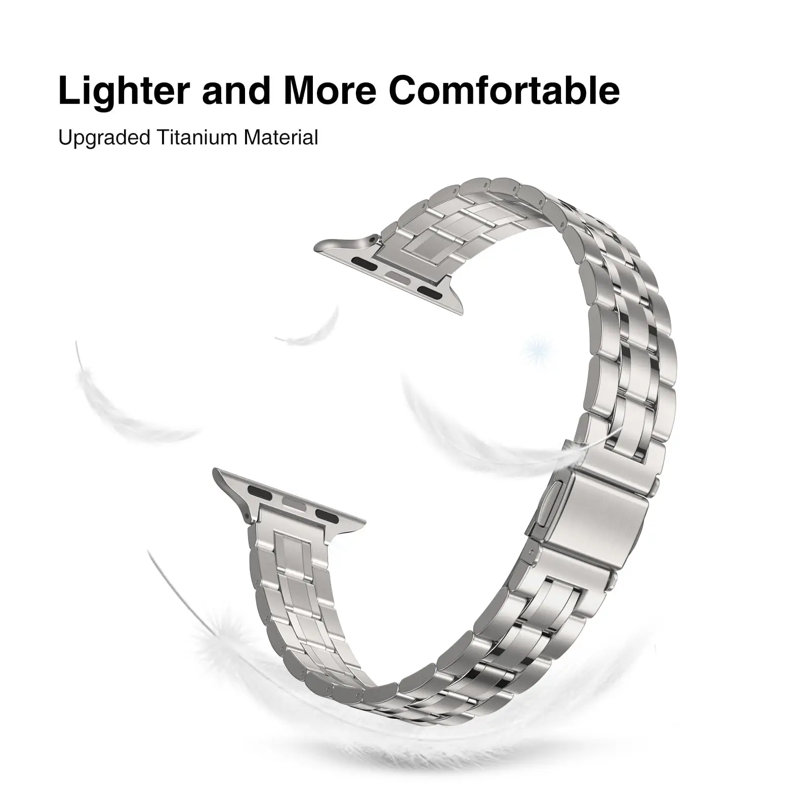 حزام ساعة رفيع من الفولاذ المقاوم للصدأ للنساء حزام معدني متوافق مع ساعة Apple iWatch 9876 مقاسات السوار 38 مم 40 مم 41 مم 45 مم #2