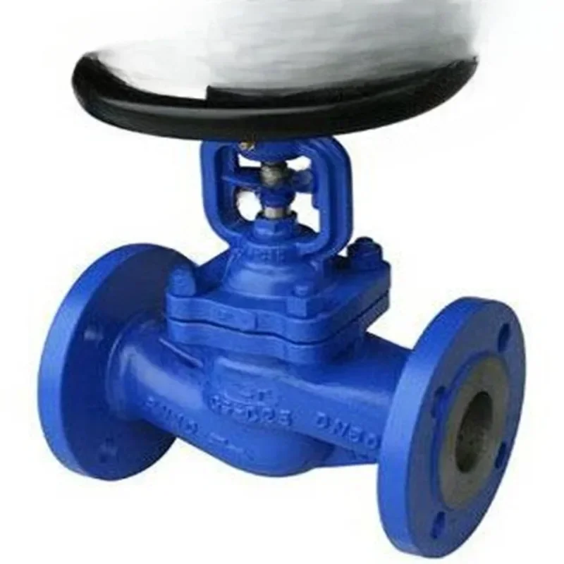 

Cast Steel Corrugated Stop Valve WJ41H-16C/25/40 German Standard Steam Heat Conduction Oil Corrugated Flange Stop Valve