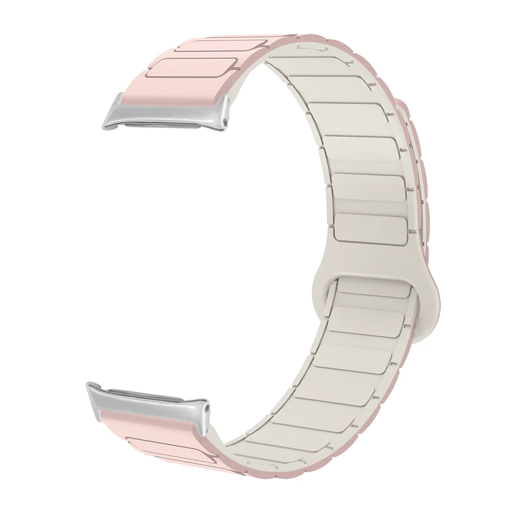 

20mm Magnetic Band For Honor Watch 4 Strap Bracelet Armor Style Washable Silicone Quick Release Sport Loop Watch Band Man Woman