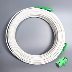 Cable de Fibra óptica G657A2 LSZH, Cable de Fibra óptica FTTH, parche SC/APC-SC/APC, modo único, extensión de 20M/30M