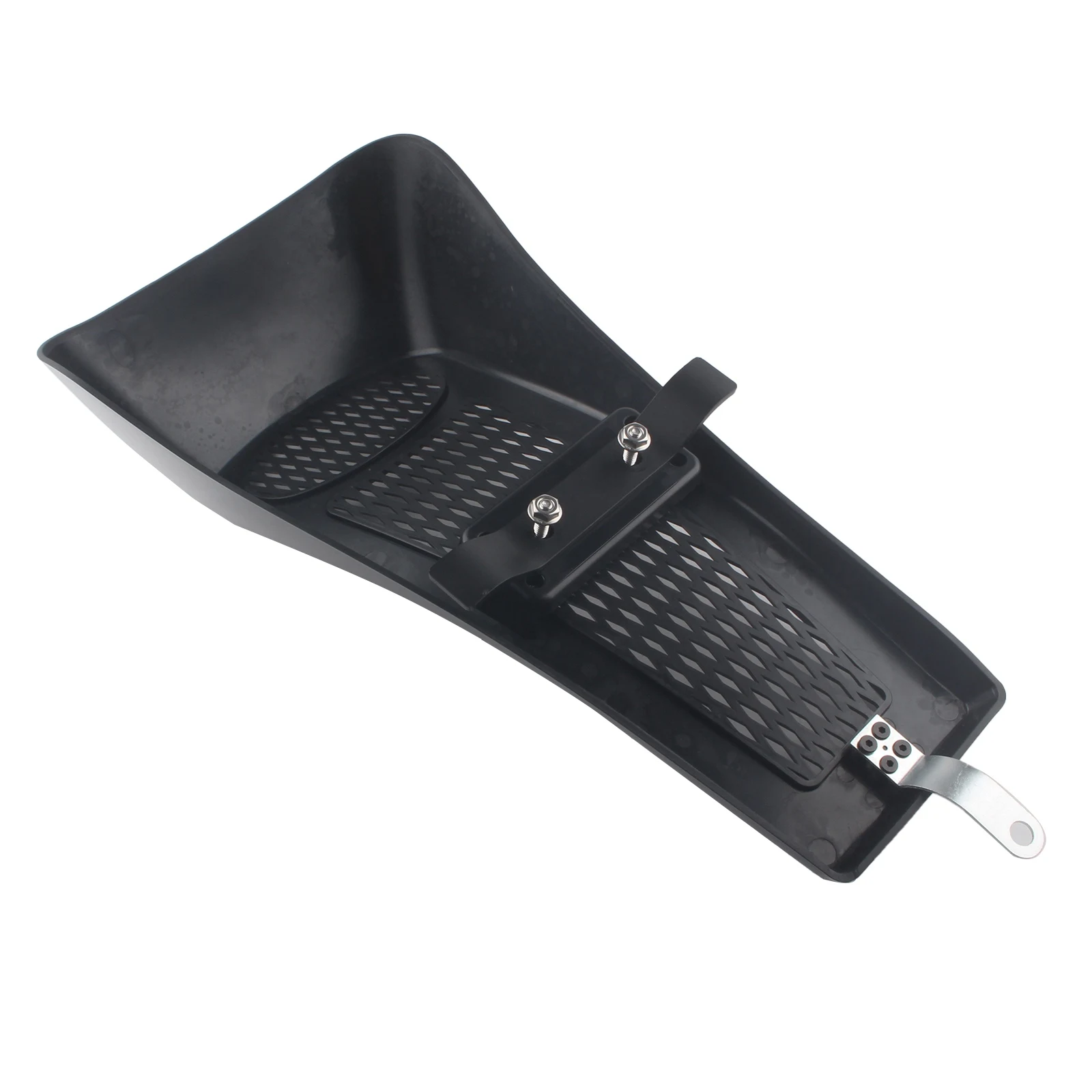 Motorbike Stretched Tall Chin Spoiler Protector ABS Black For Harley-Davidson Softail Models 2000-2017